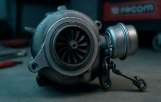 variable geometry turbocharger from a Volkswagen Golf 6 2.0 TDI engine