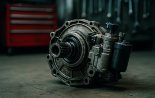 Haldex Gen IV multi-plate clutch unit removed from a Volkswagen Golf R