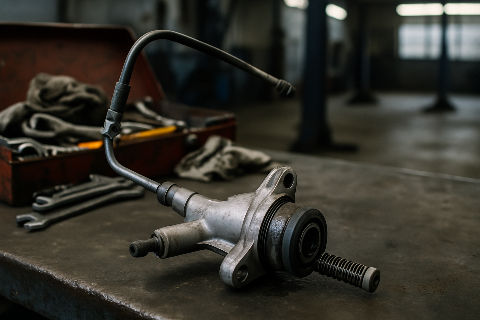 Embrayage défectueux Peugeot 308 1.6 HDi butée hydraulique atelier