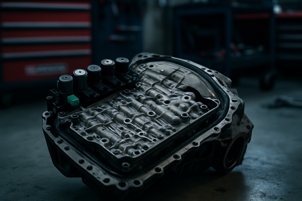 ZF automatic gearbox removed from a Jaguar XE