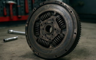 dual mass flywheel (DMF) removed from a Volkswagen Amarok
