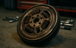 dual-mass flywheel removed from a Volkswagen Polo 6R