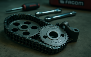 timing chain and sprocket set for Fiat 500 1.3 Multijet engine