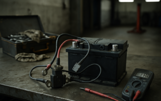 Batterie auxiliaire Fiat 500X 1.6 Multijet start/stop défaillante avec oxydation