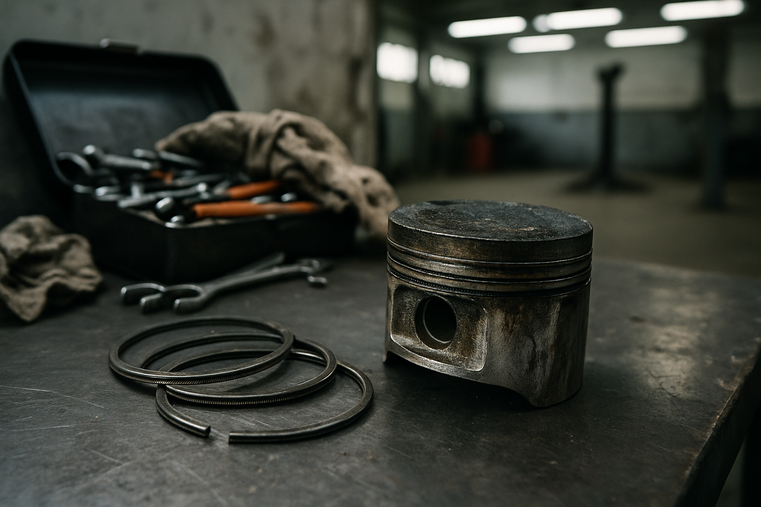 Consommation huile Audi A4 A5 TFSI 2.0 segments pistons usés atelier