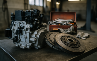 Mécatronique boîte DSG7 DQ200 Volkswagen Golf 7 avec embrayage usé
