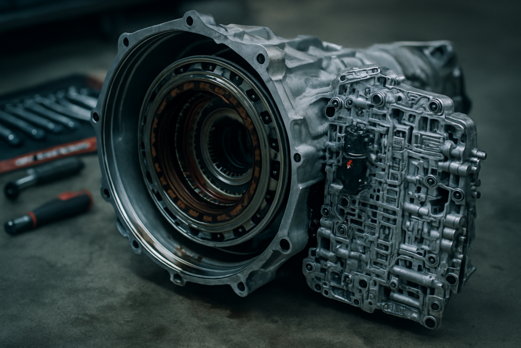 ZF 8HP automatic gearbox removed from a Jaguar F-Pace 3.0D
