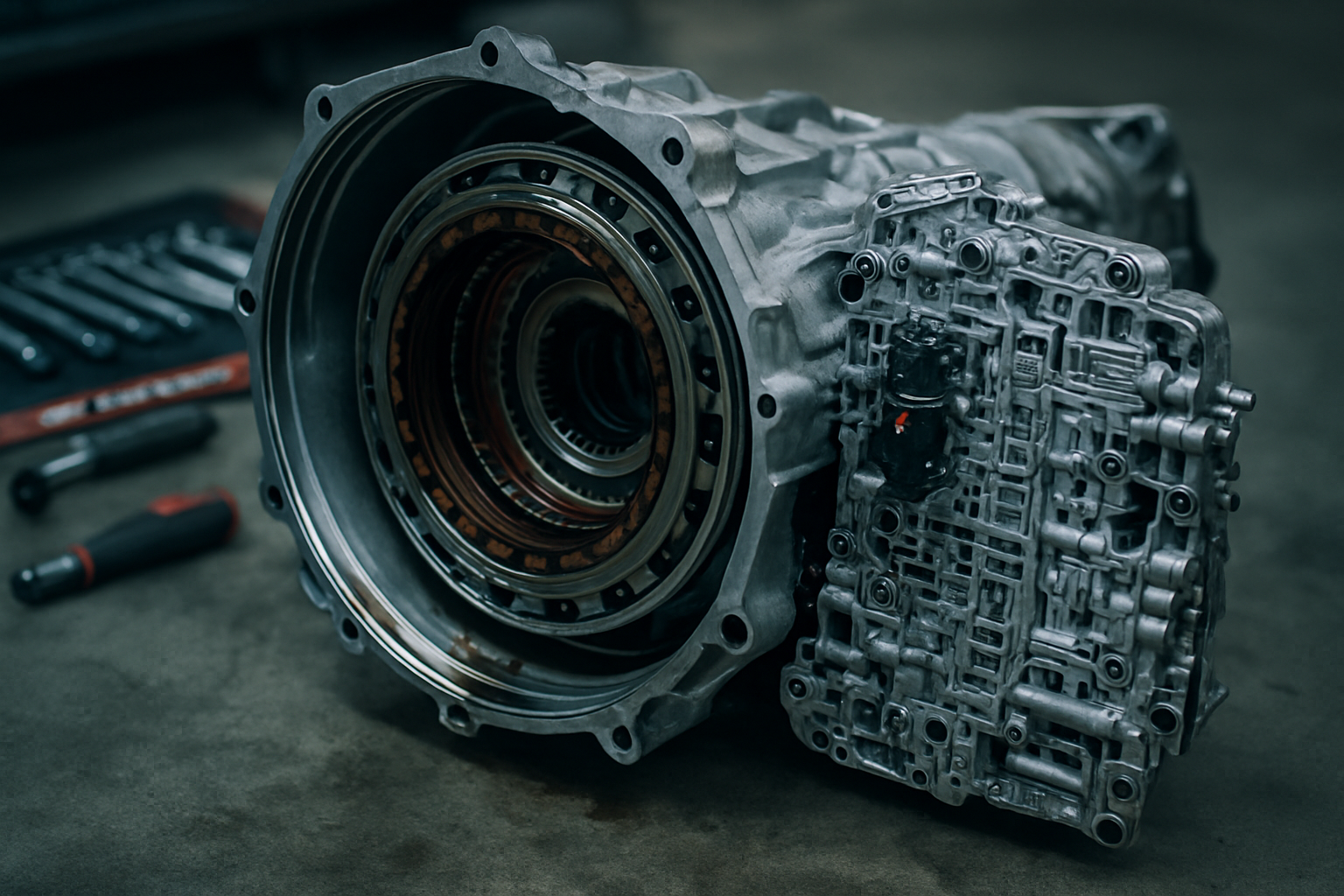 ZF 8HP automatic gearbox removed from a Jaguar F-Pace 3.0D