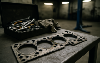 Joint culasse Peugeot 207 1.4 essence défaillant sur établi garage