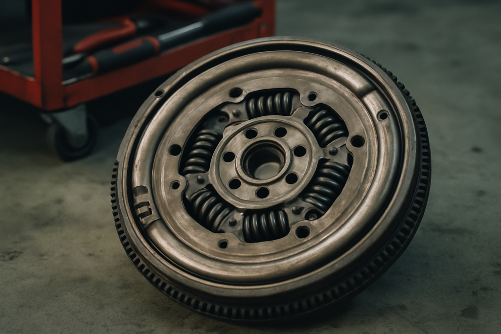 dual-mass flywheel from a Ford Mondeo 2.0 TDCi engine