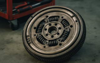 dual-mass flywheel from a Ford Mondeo 2.0 TDCi engine