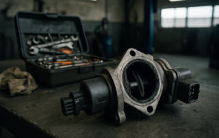 Vanne EGR moteur Renault Mégane 3 1.5 dCi K9K encrassée atelier