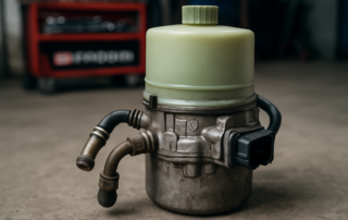 TRW electrohydraulic power steering pump reference 8200 433 897 removed from a Renault Megane III