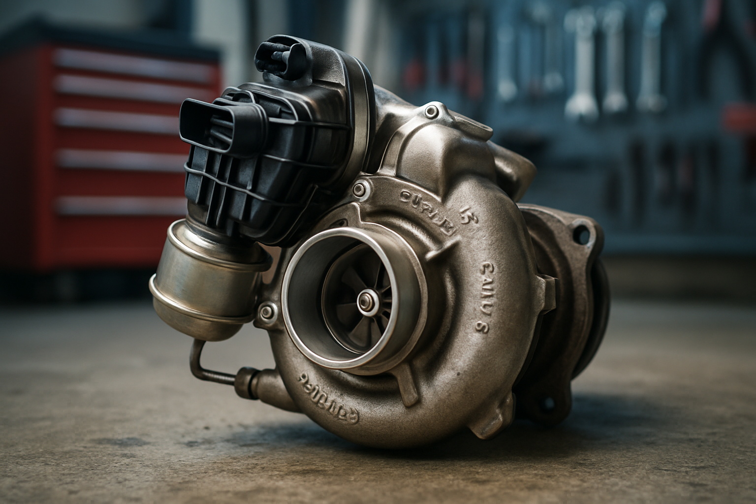 variable geometry turbocharger from a Fiat Ducato 2.3 Multijet engine