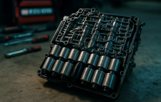 ZF automatic gearbox mechatronic unit removed from a BMW E60